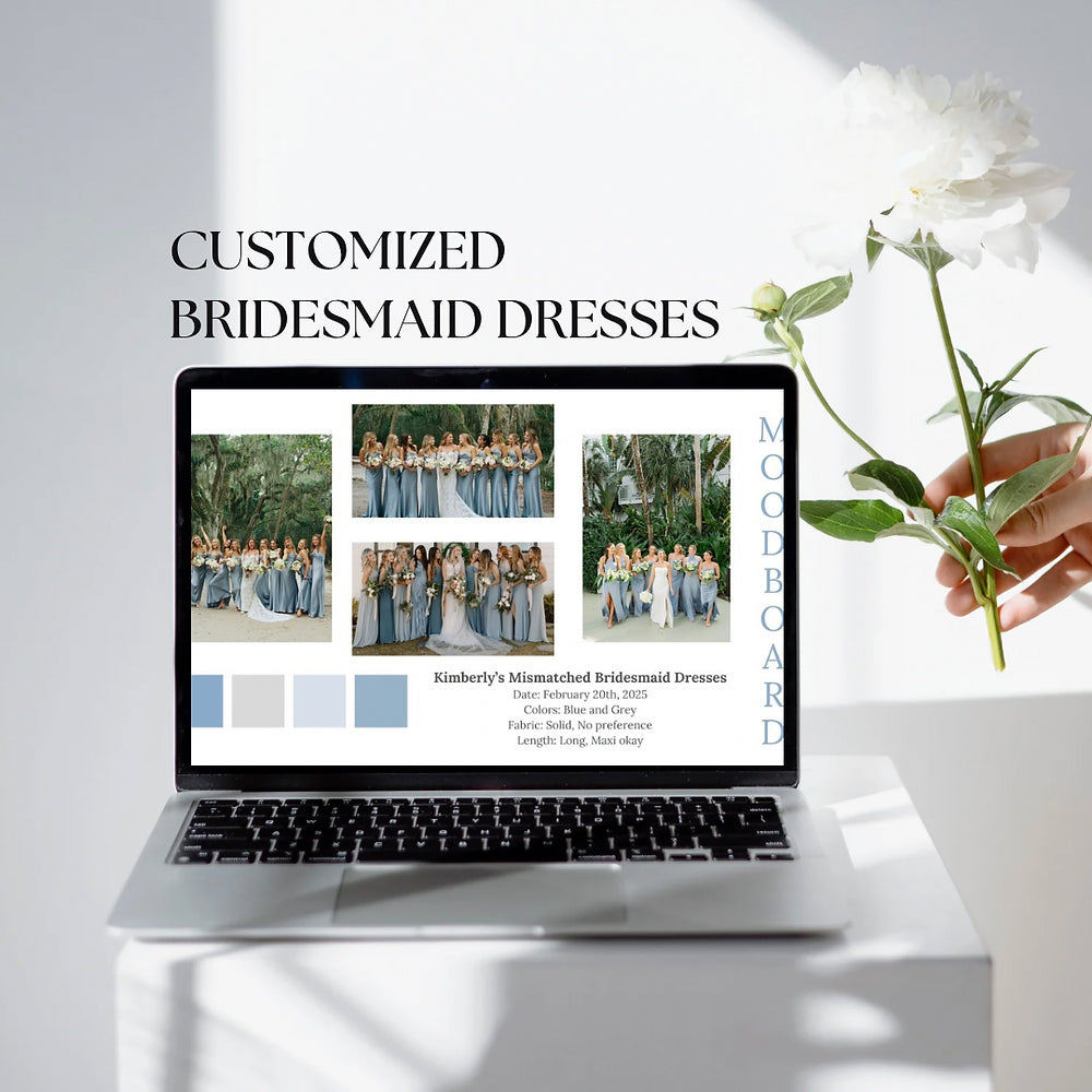 Customized Mismatch Bridesmaid Dresses